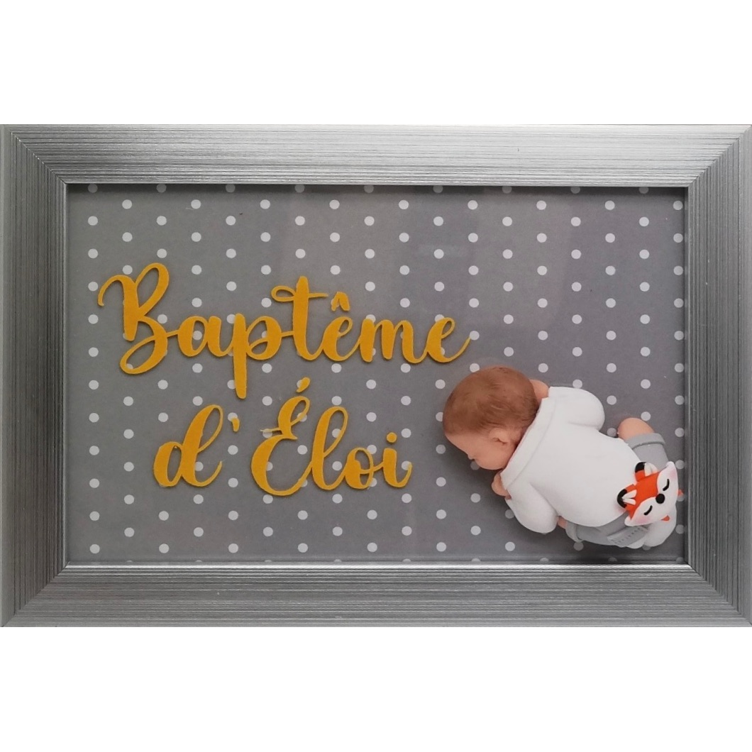 Cadre baptême bébé 2